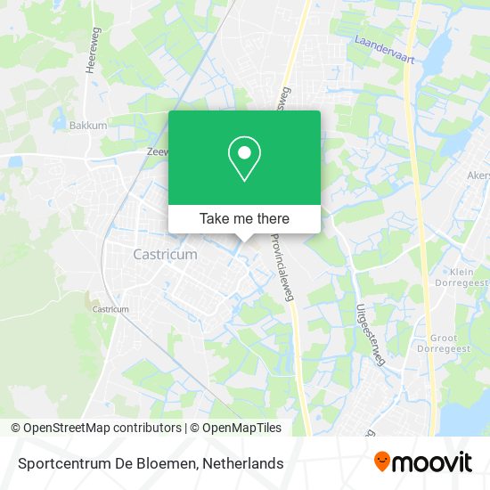 Sportcentrum De Bloemen map