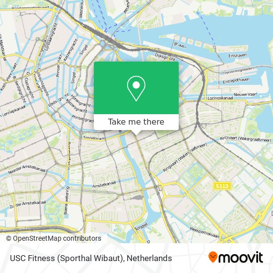USC Fitness (Sporthal Wibaut) map