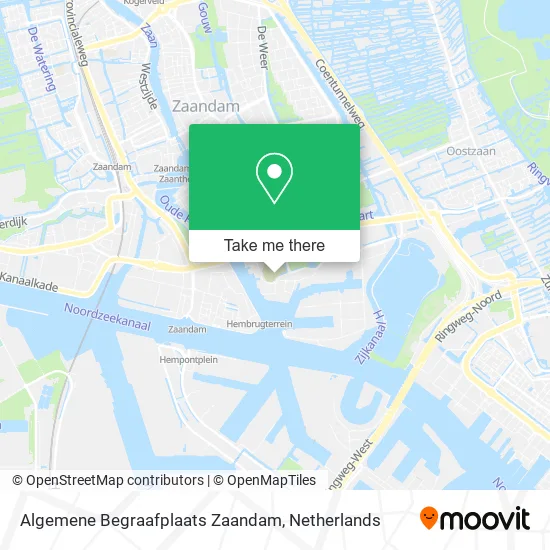 Algemene Begraafplaats Zaandam map