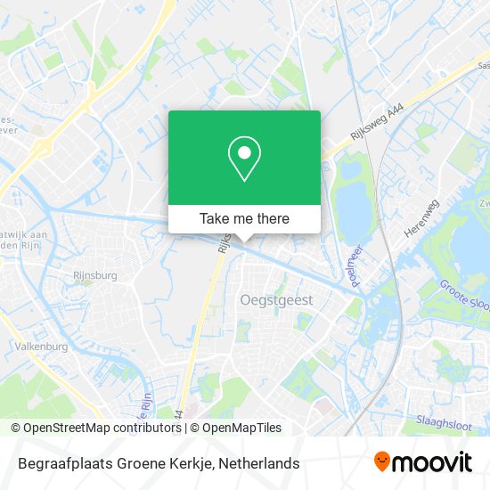 Begraafplaats Groene Kerkje map