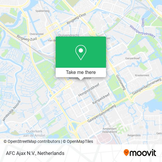 AFC Ajax N.V. map