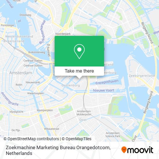 Zoekmachine Marketing Bureau Orangedotcom map