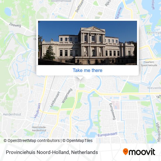 Provinciehuis Noord-Holland Karte