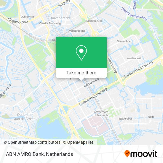 ABN AMRO Bank map