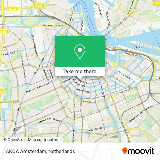 AKQA Amsterdam map
