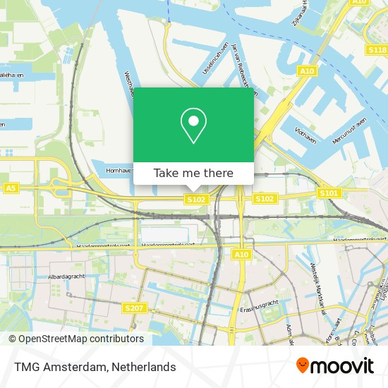 TMG Amsterdam map