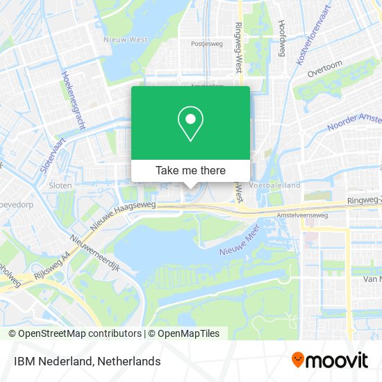 IBM Nederland map