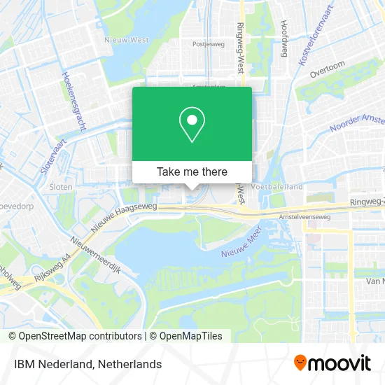 IBM Nederland map