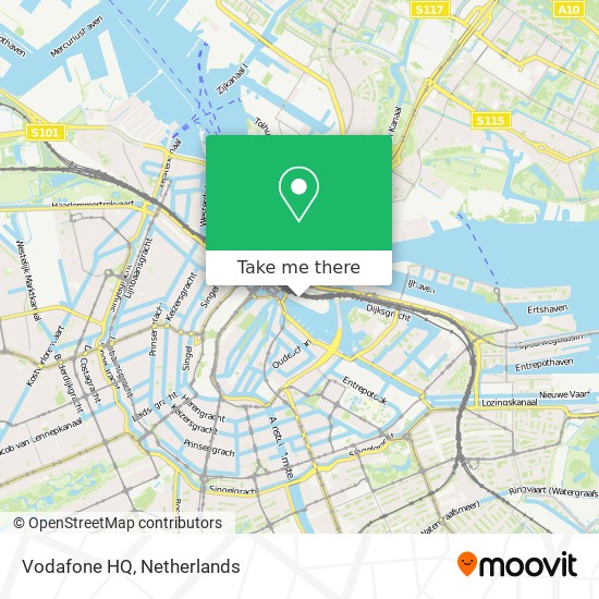 Vodafone HQ map