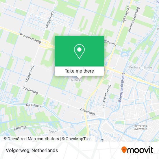 Volgerweg map