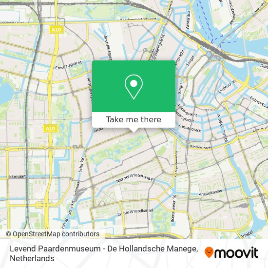Levend Paardenmuseum - De Hollandsche Manege map