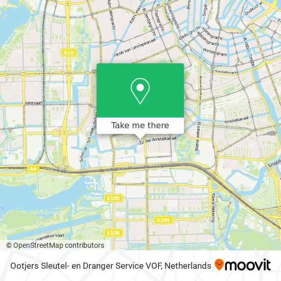Ootjers Sleutel- en Dranger Service VOF Karte