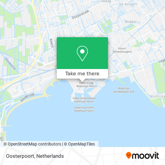 Oosterpoort map