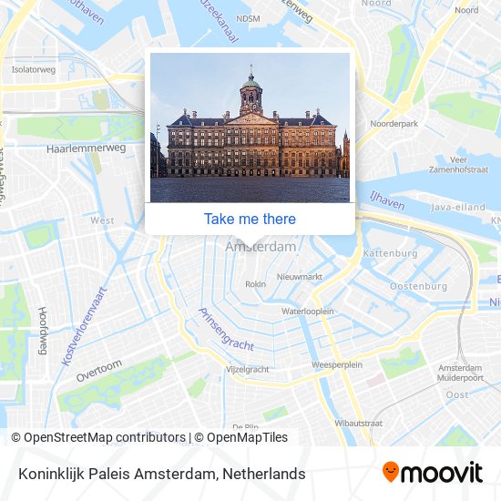 Koninklijk Paleis Amsterdam Karte
