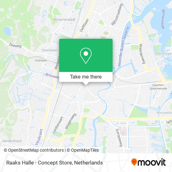 Raaks Halle - Concept Store Karte
