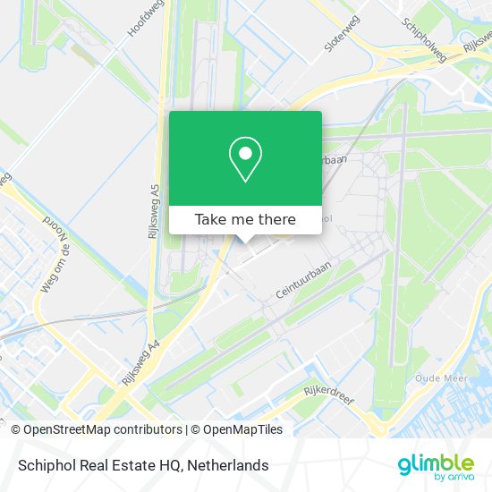 Schiphol Real Estate HQ map