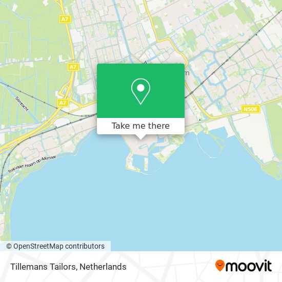 Tillemans Tailors map