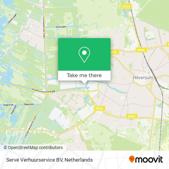 Servé Verhuurservice BV map