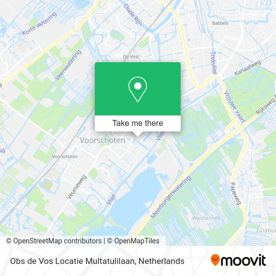 Obs de Vos Locatie Multatulilaan map