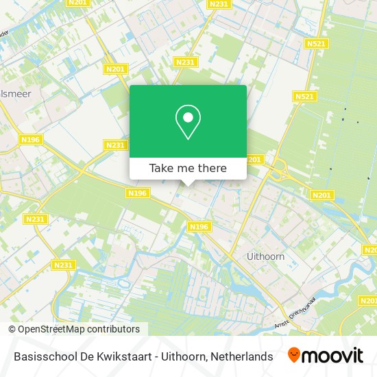 Basisschool De Kwikstaart - Uithoorn map