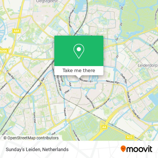 Sunday's Leiden map
