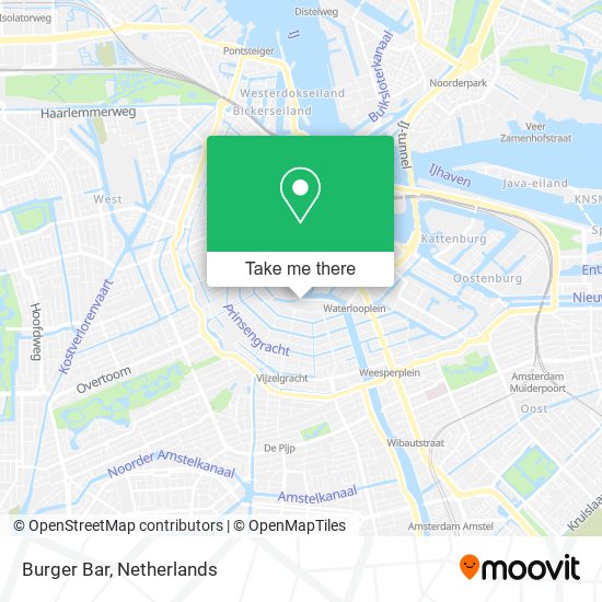 Burger Bar map