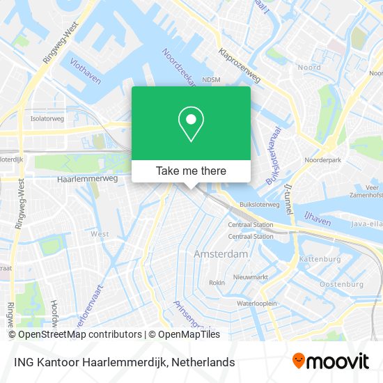 ING Kantoor Haarlemmerdijk Karte