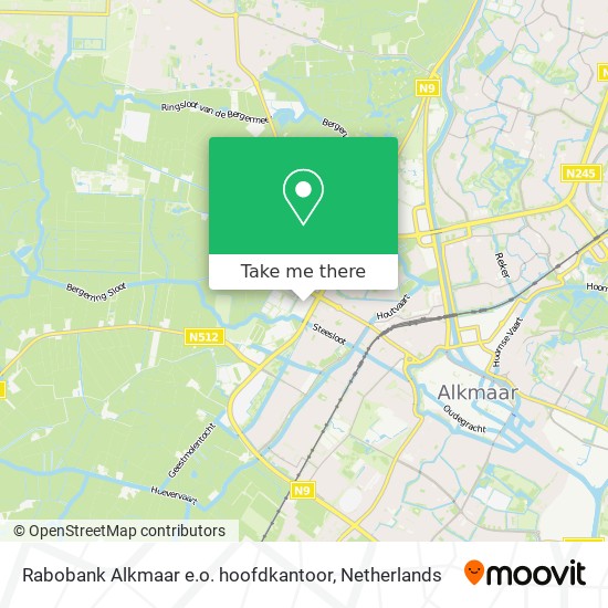 Rabobank Alkmaar e.o. hoofdkantoor map