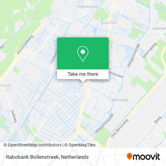 Rabobank Bollenstreek map
