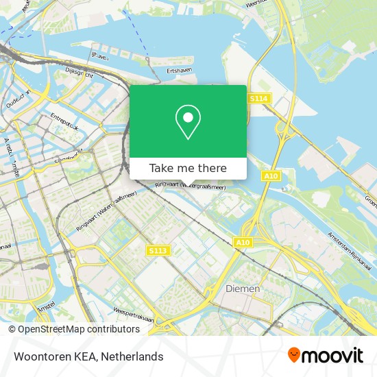 Woontoren KEA map