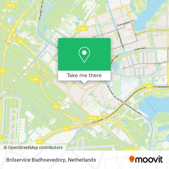 Brilservice Badhoevedorp map