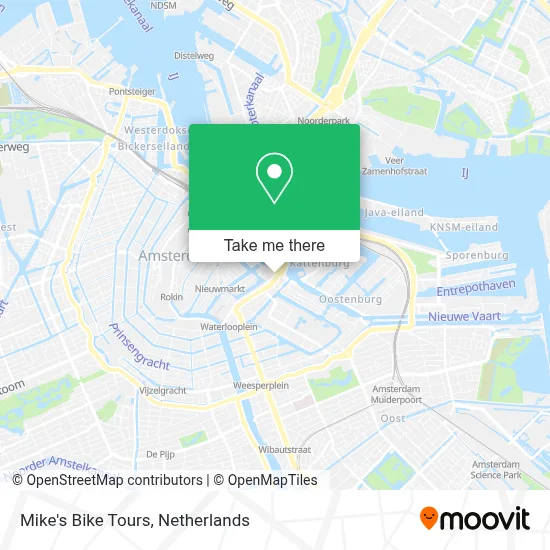 Mike's Bike Tours map