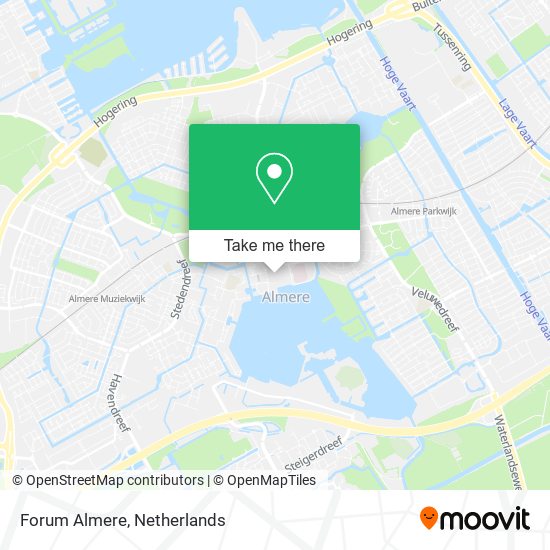Forum Almere map