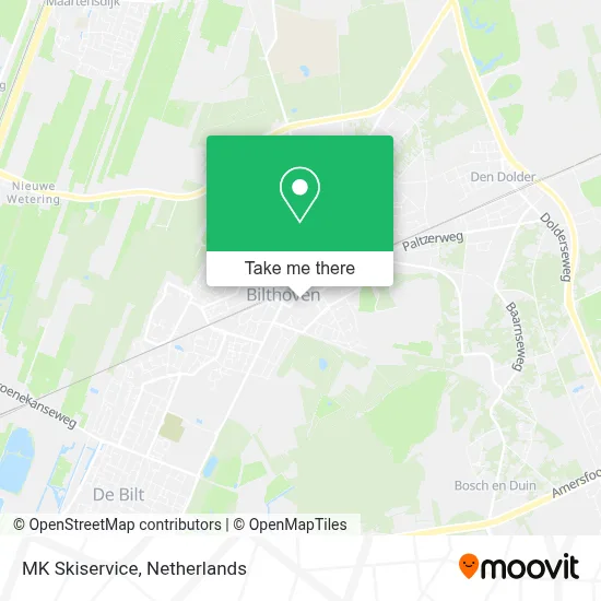MK Skiservice map