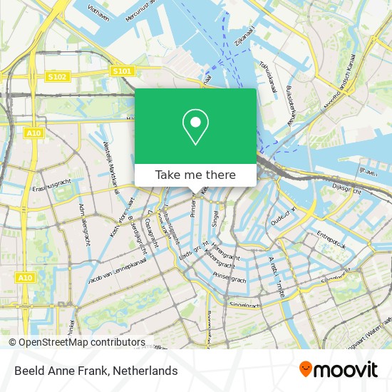 Beeld Anne Frank map