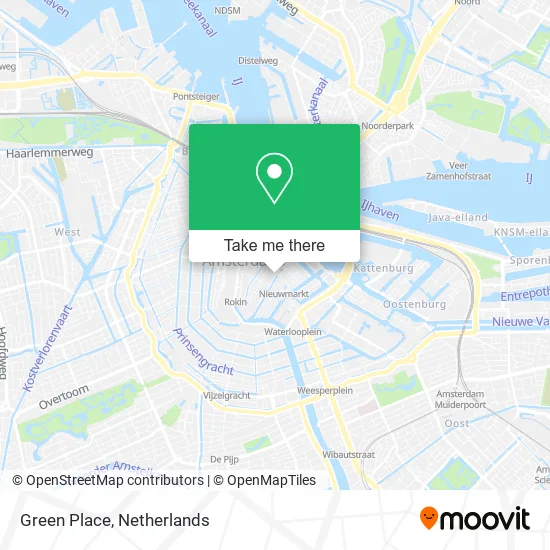 Green Place map