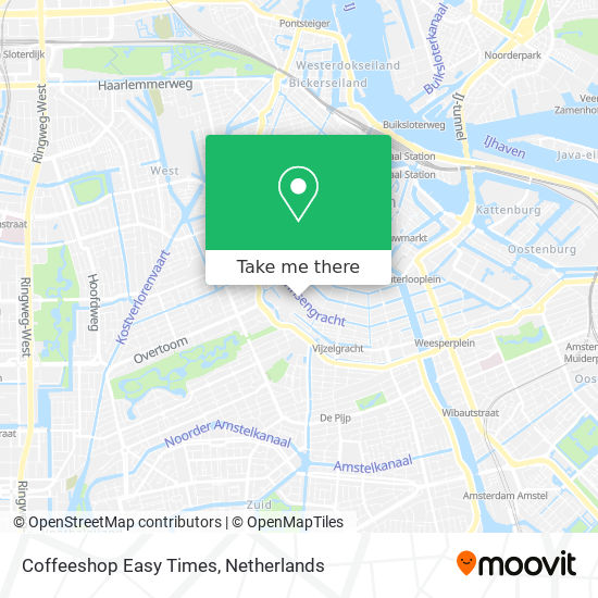 Coffeeshop Easy Times map