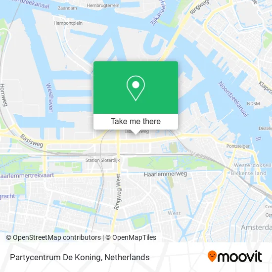 Partycentrum De Koning map