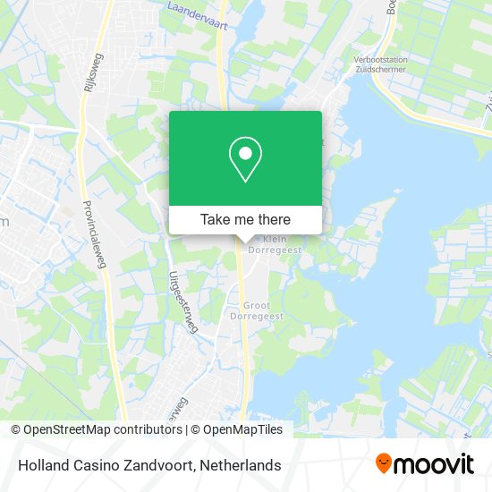 Holland Casino Zandvoort map