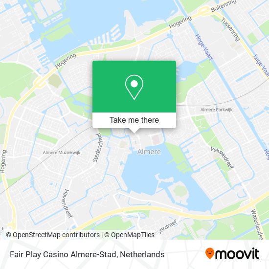 Fair Play Casino Almere-Stad map