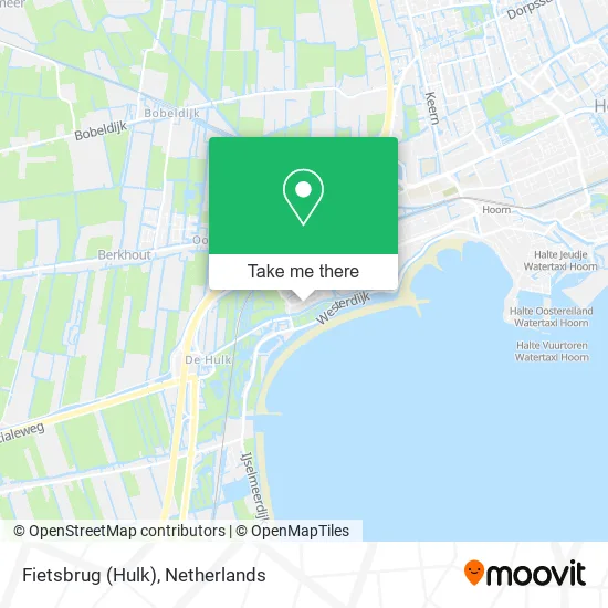 Fietsbrug (Hulk) map