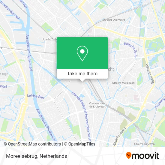 Moreelsebrug map