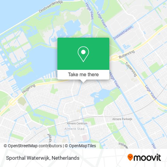 Sporthal Waterwijk Karte