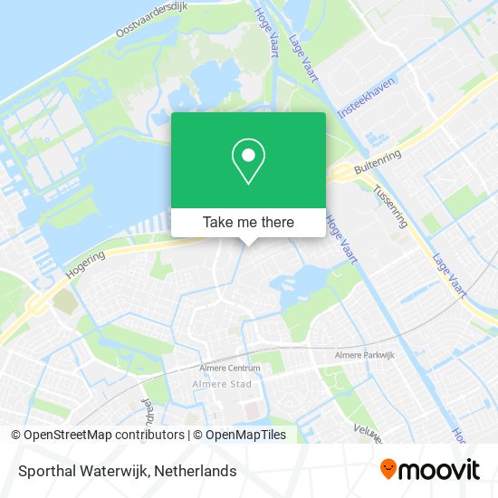 Sporthal Waterwijk map