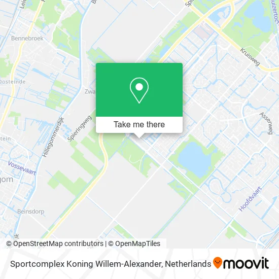 Sportcomplex Koning Willem-Alexander map