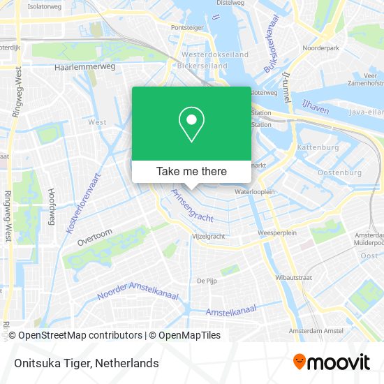 Onitsuka Tiger Karte