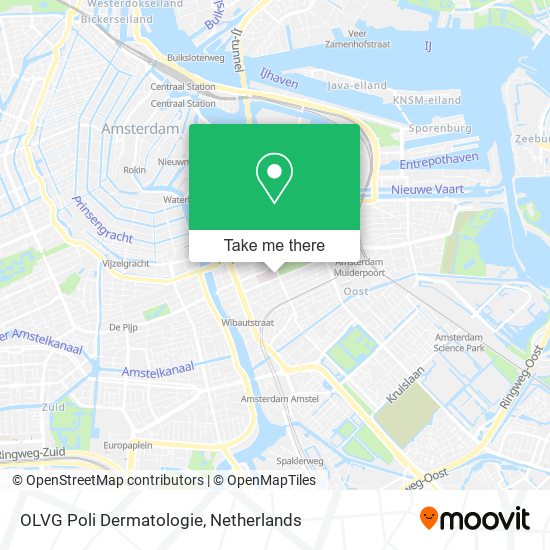 OLVG Poli Dermatologie map