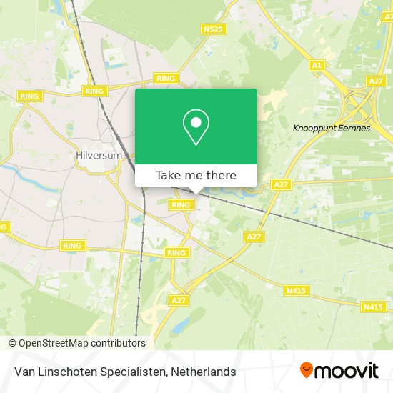 Van Linschoten Specialisten map