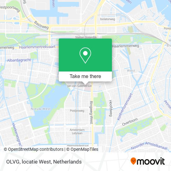 OLVG, locatie West Karte