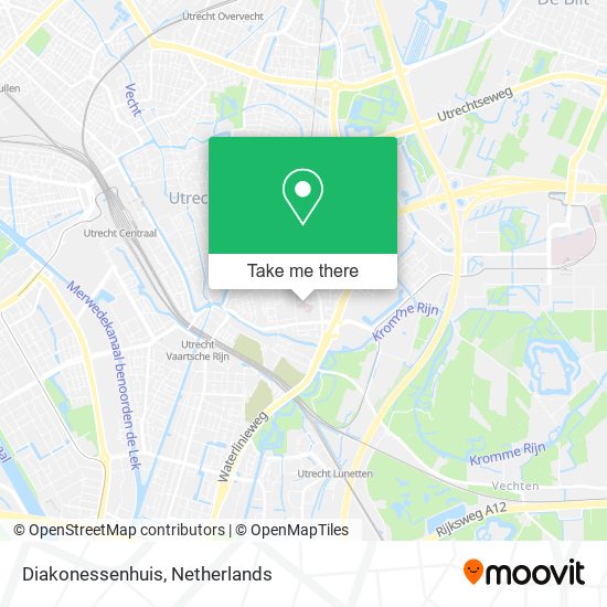 Diakonessenhuis map